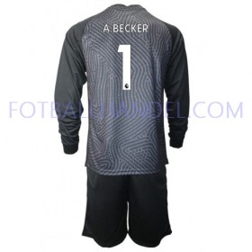 Barn Fotballdrakter Keeper Liverpool Alisson Becker 1 Hjemme 2020-21 Langermet